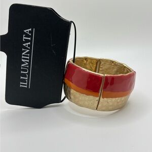 Red and Gold Bracelet